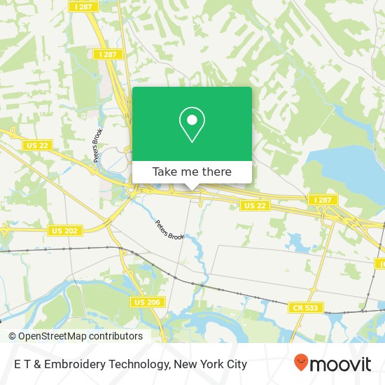 E T & Embroidery Technology map