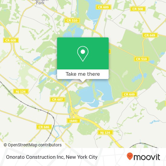 Onorato Construction Inc map