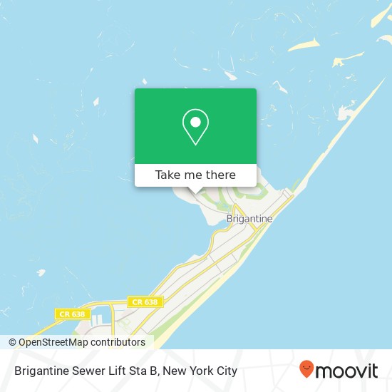 Brigantine Sewer Lift Sta B map