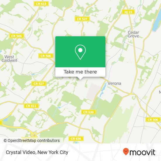 Crystal Video map