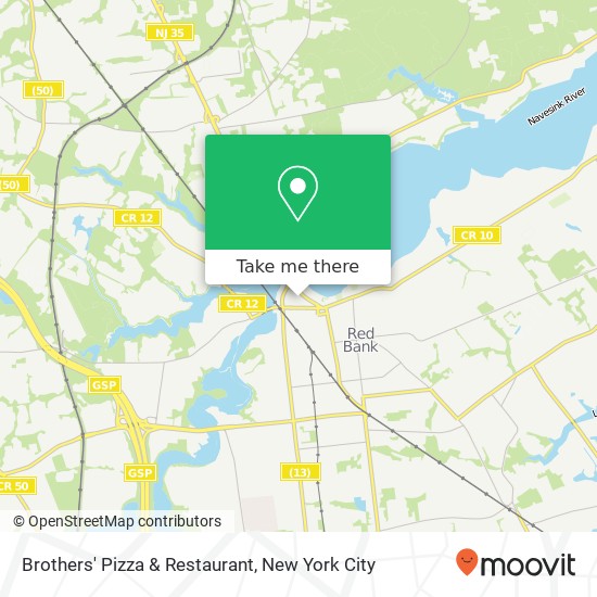 Mapa de Brothers' Pizza & Restaurant