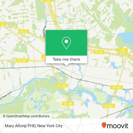 Mapa de Mary Altonji PHD