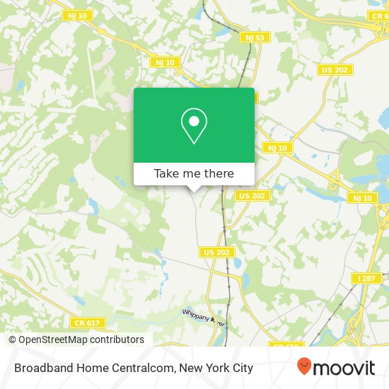 Mapa de Broadband Home Centralcom
