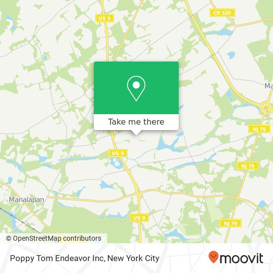 Mapa de Poppy Tom Endeavor Inc