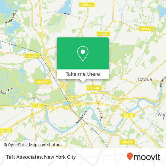 Mapa de Taft Associates