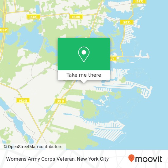 Mapa de Womens Army Corps Veteran