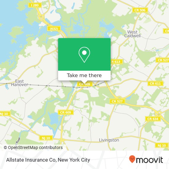 Allstate Insurance Co map