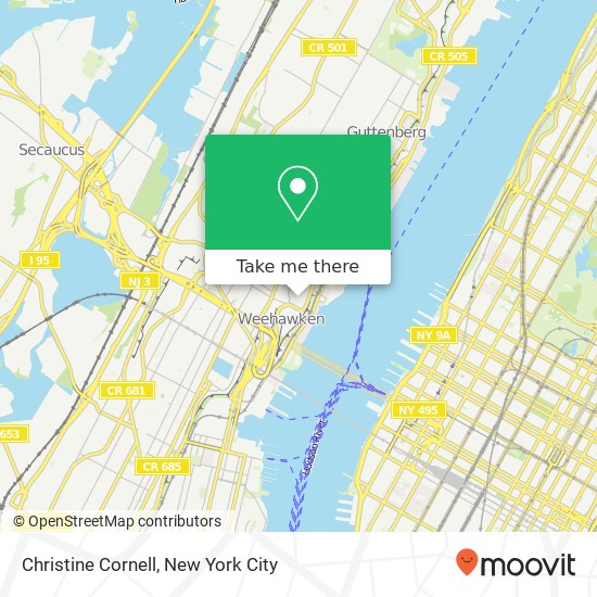 Mapa de Christine Cornell