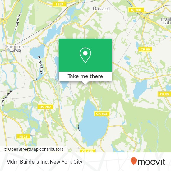 Mdm Builders Inc map