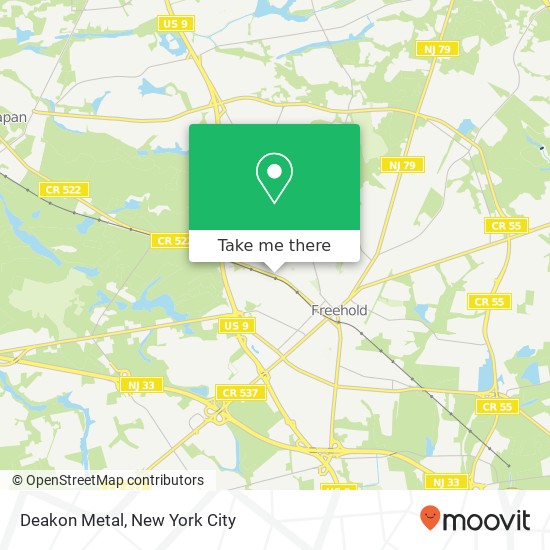 Mapa de Deakon Metal