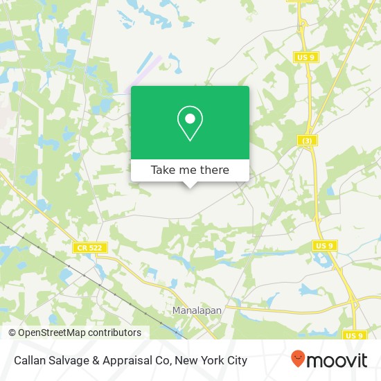 Callan Salvage & Appraisal Co map