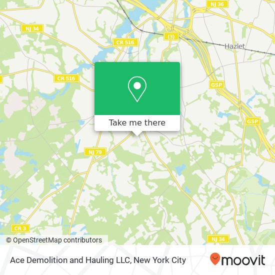 Mapa de Ace Demolition and Hauling LLC