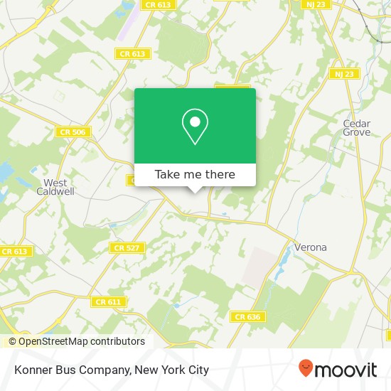 Konner Bus Company map