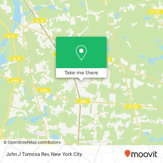John J Tumosa Rev map