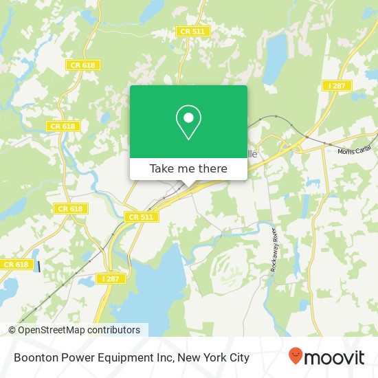 Mapa de Boonton Power Equipment Inc