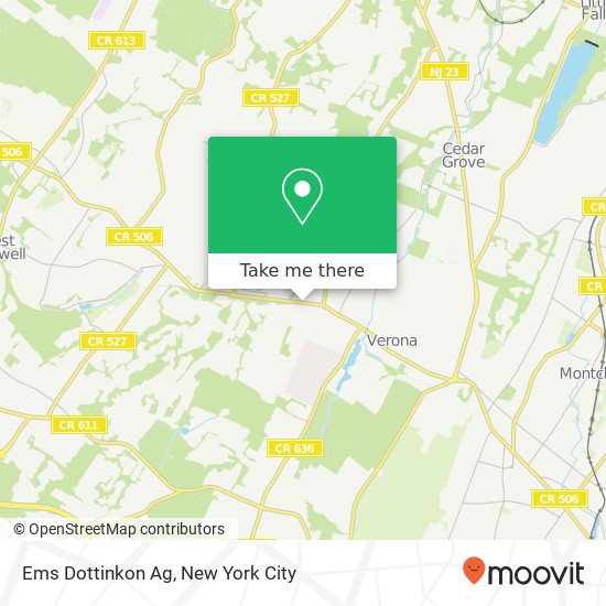 Ems Dottinkon Ag map