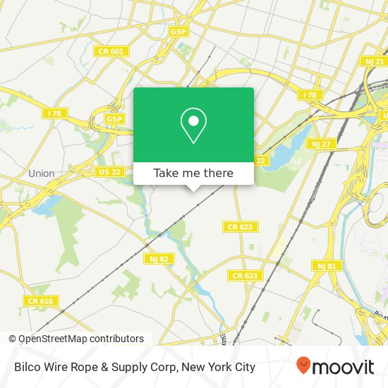 Bilco Wire Rope & Supply Corp map