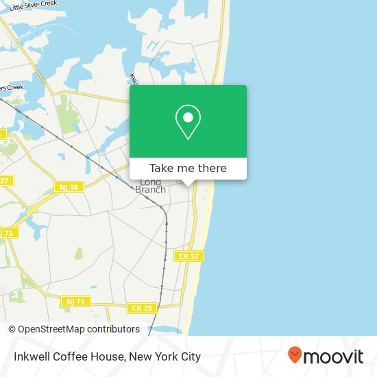 Mapa de Inkwell Coffee House