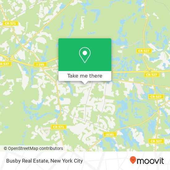 Mapa de Busby Real Estate