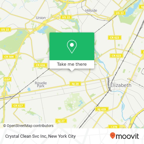 Crystal Clean Svc Inc map