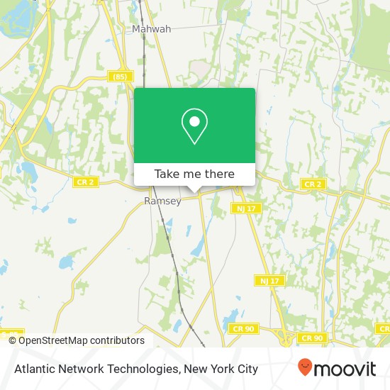 Atlantic Network Technologies map