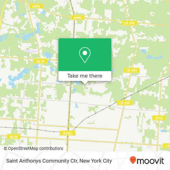 Saint Anthonys Community Ctr map