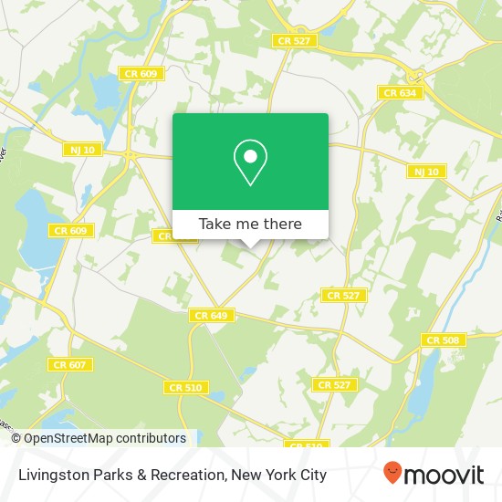 Livingston Parks & Recreation map