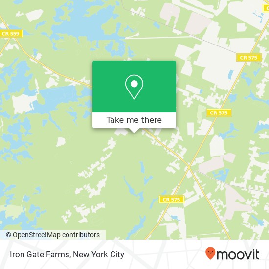 Iron Gate Farms map