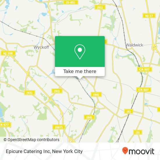 Epicure Catering Inc map