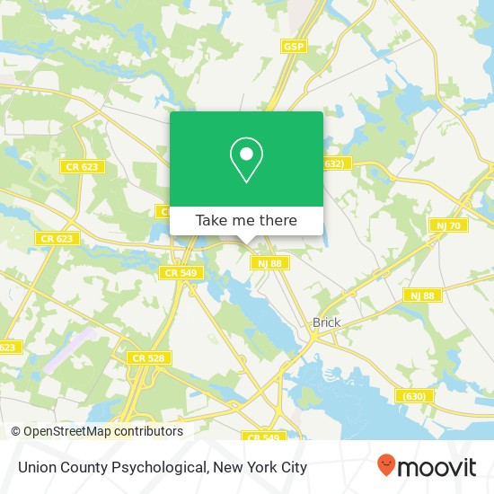 Union County Psychological map