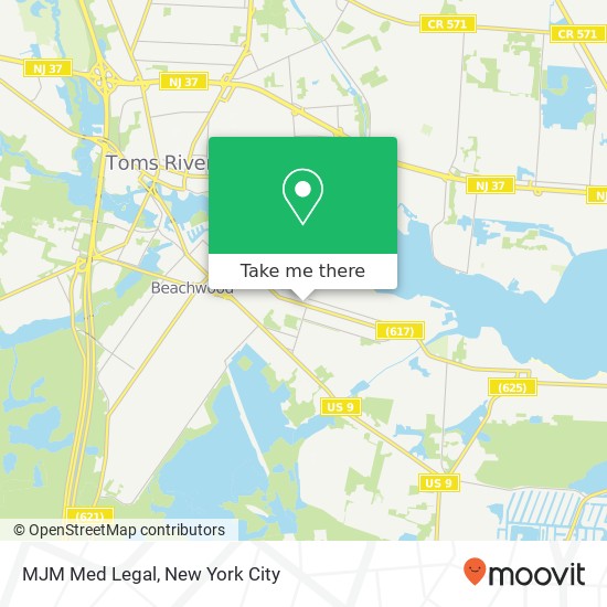 MJM Med Legal map