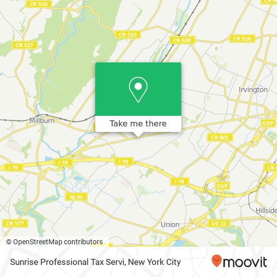 Mapa de Sunrise Professional Tax Servi