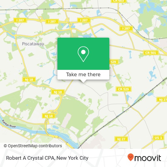 Mapa de Robert A Crystal CPA