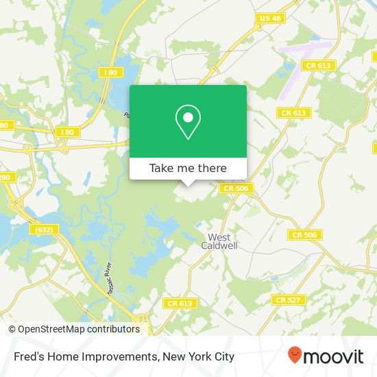 Fred's Home Improvements map