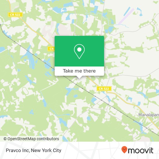 Pravco Inc map