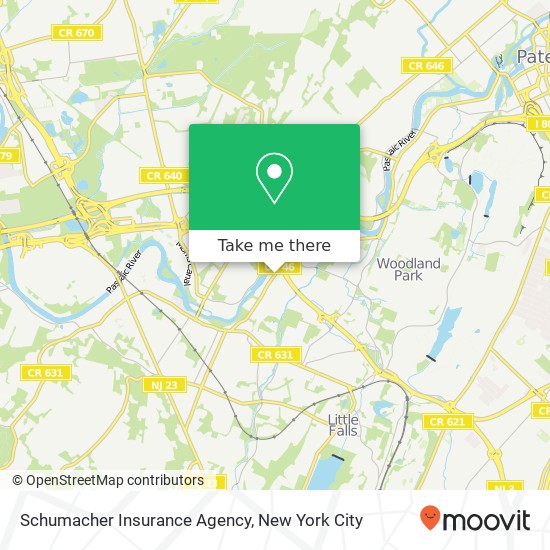 Mapa de Schumacher Insurance Agency