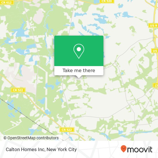 Calton Homes Inc map