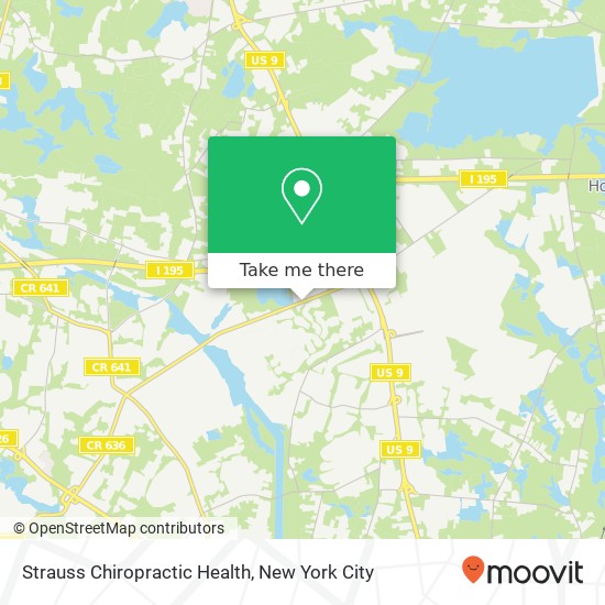 Mapa de Strauss Chiropractic Health