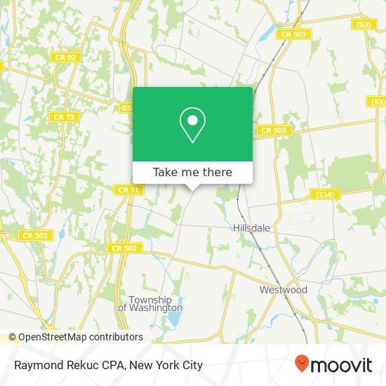 Raymond Rekuc CPA map