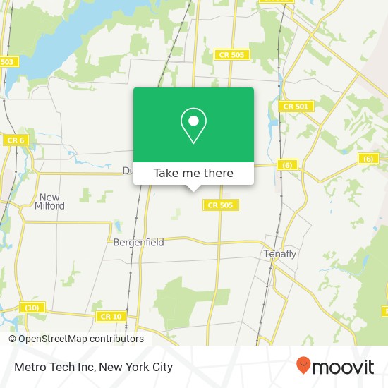 Metro Tech Inc map
