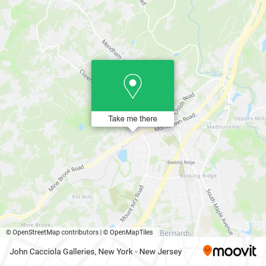 John Cacciola Galleries map