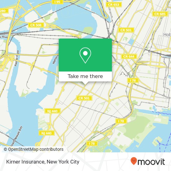 Kirner Insurance map