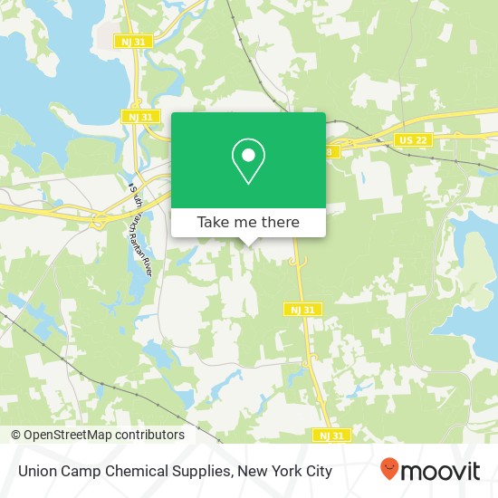 Mapa de Union Camp Chemical Supplies