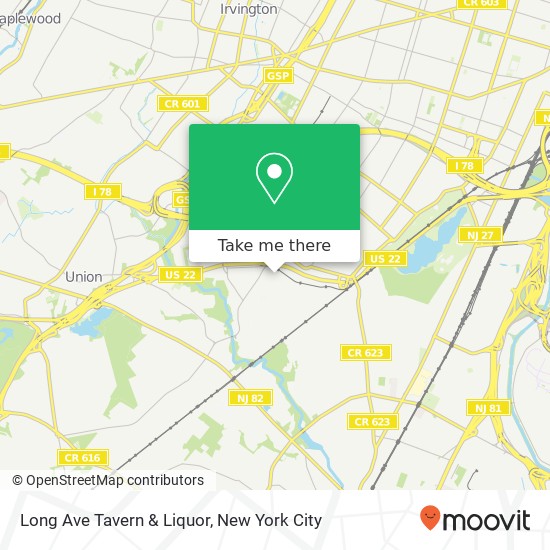 Mapa de Long Ave Tavern & Liquor