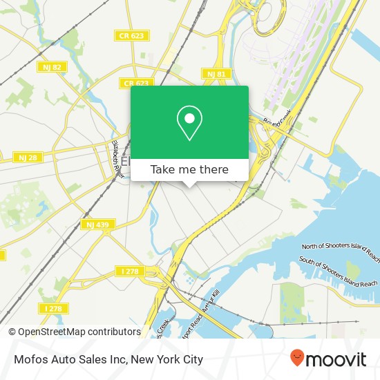 Mofos Auto Sales Inc map