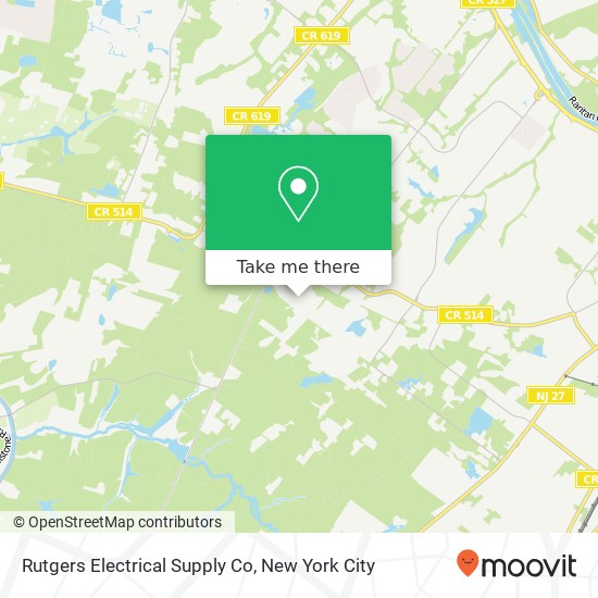 Mapa de Rutgers Electrical Supply Co