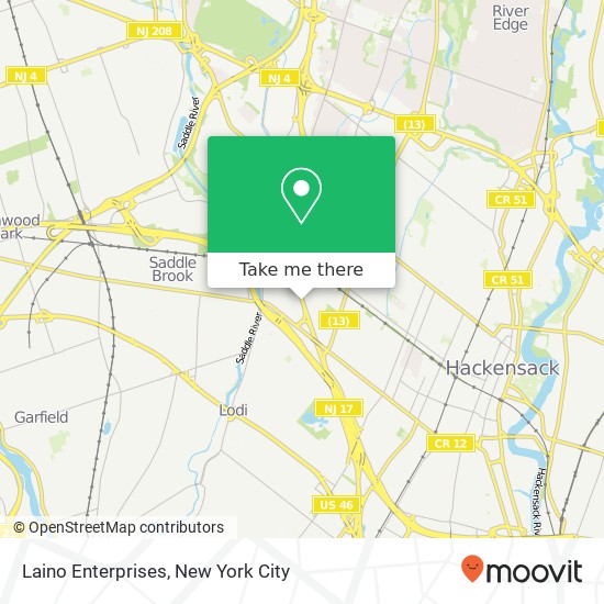 Laino Enterprises map