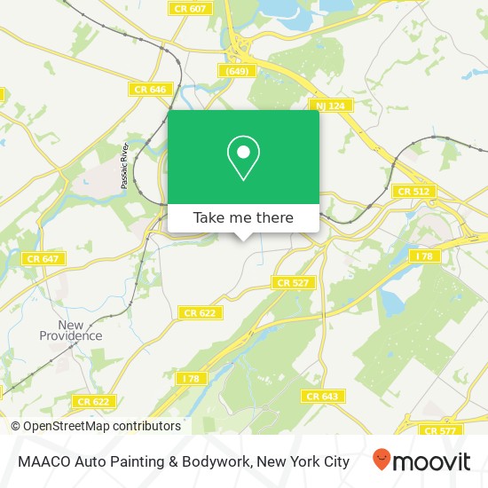 MAACO Auto Painting & Bodywork map