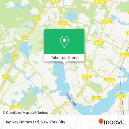 Jay Kay Homes Ltd map