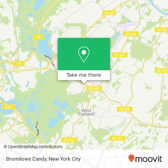 Mapa de Bromilows Candy